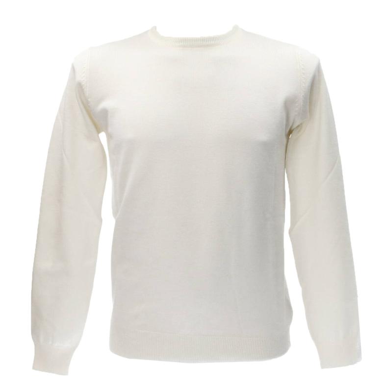Maglioni GIROCOLLO MI2757SS Bianco