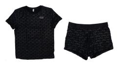 Intimo V1A2102 TEE+BOXER Nero
