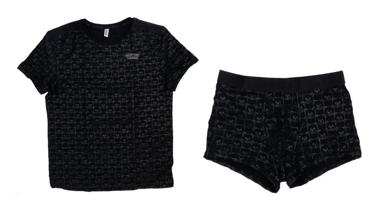 Intimo V1A2102 TEE+BOXER Nero