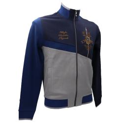 Felpe FELPA COLOR BLOCK Blu Grigio