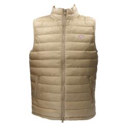 Smanicato GJ HODED PUFFER VEST Beige