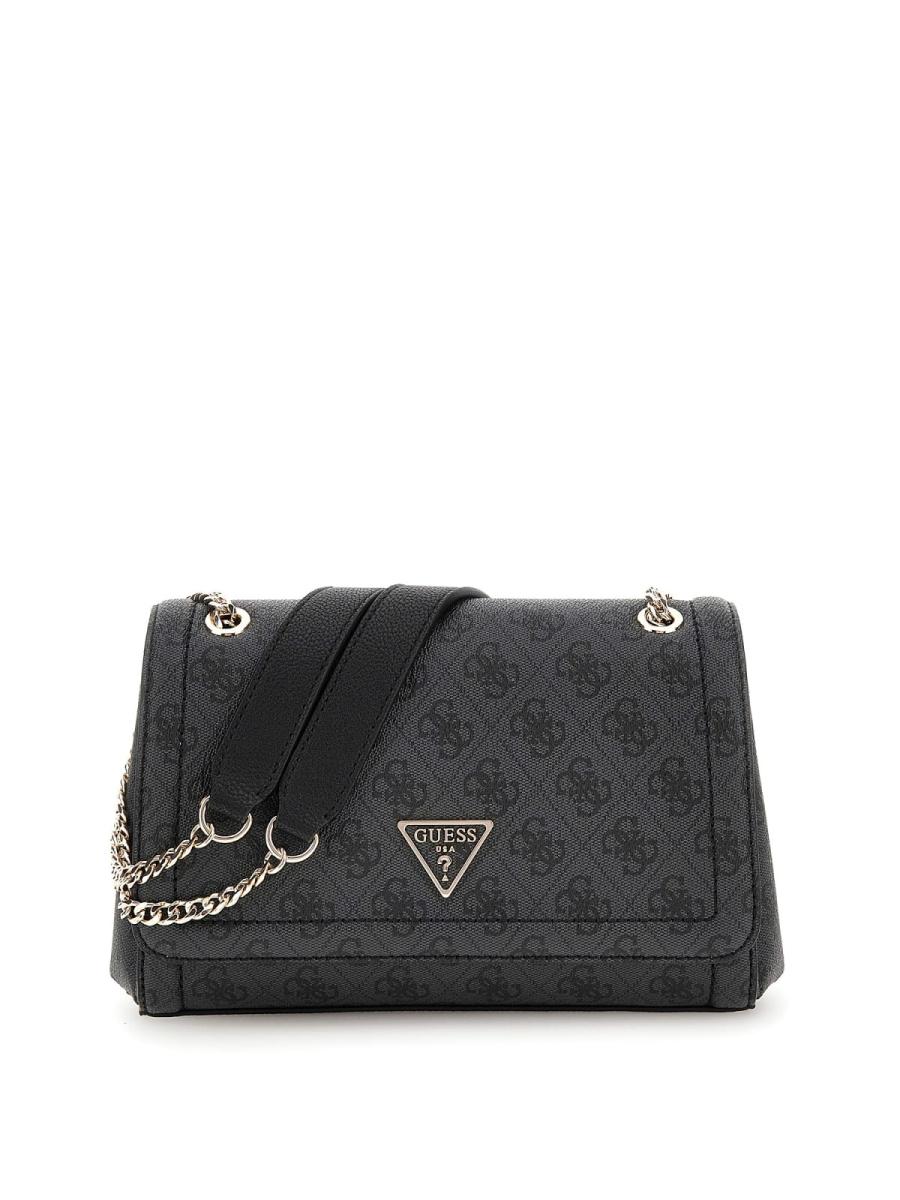 Guess Borse a spalla NOELLE CONVERTIBLE XBODY FLAP Nero 1