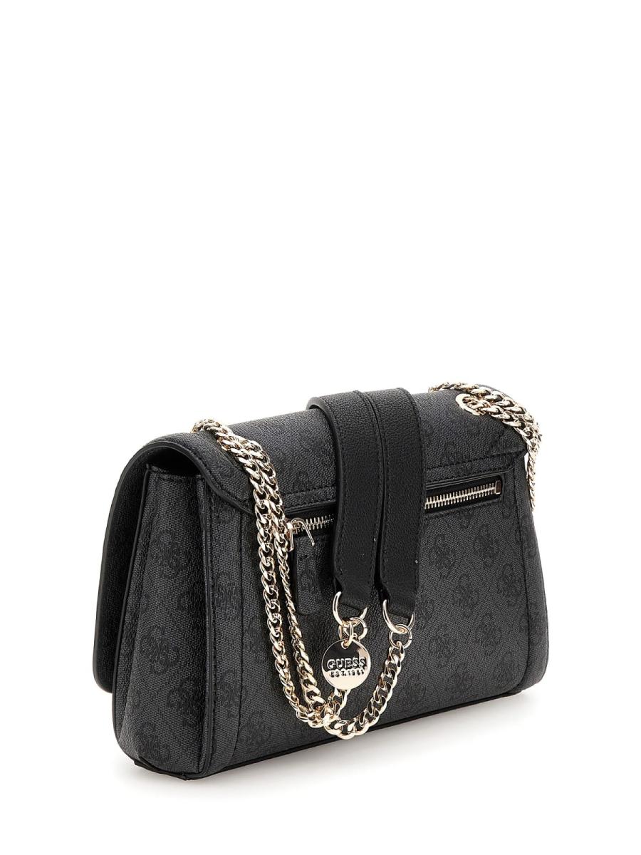 Guess Borse a spalla NOELLE CONVERTIBLE XBODY FLAP Nero 2