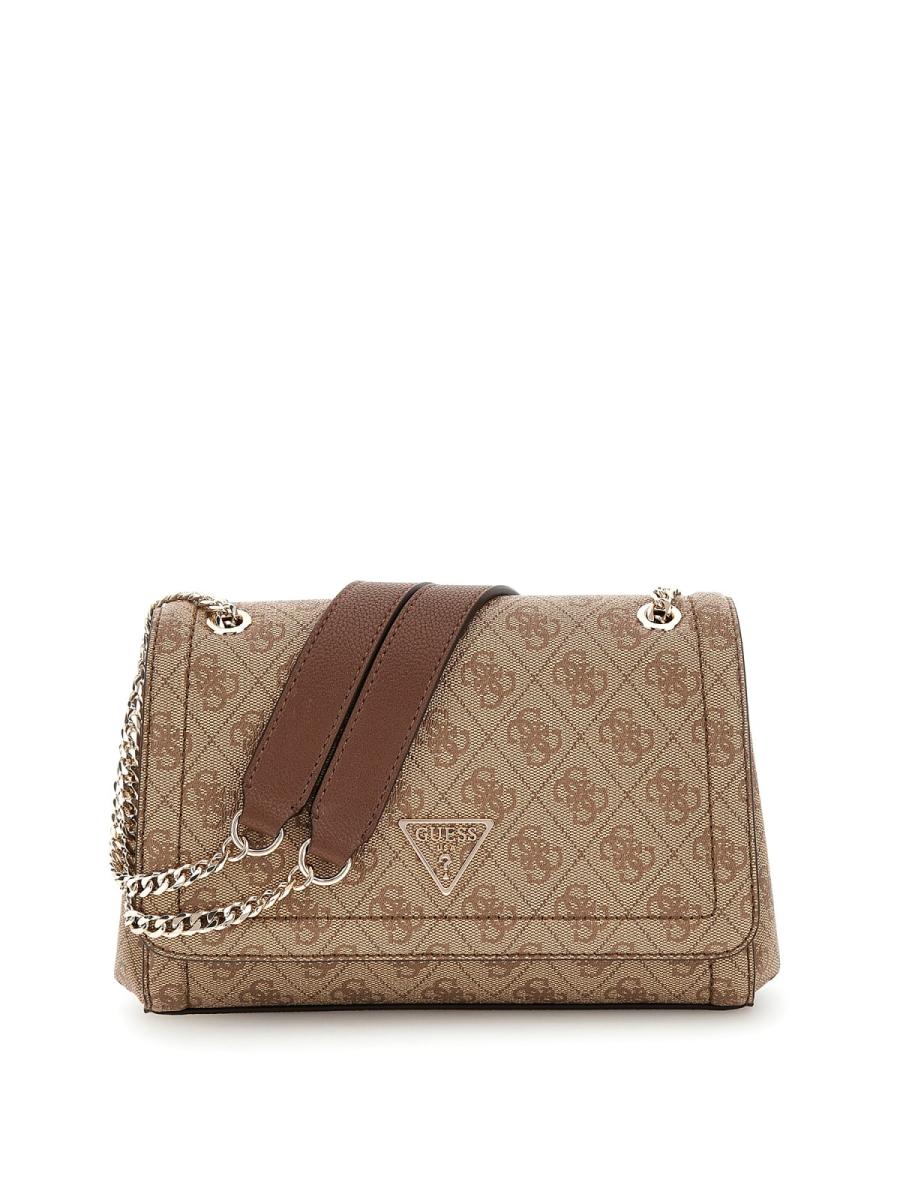 Guess Borse a spalla NOELLE CONVERTIBLE XBODY FLAP Beige 1
