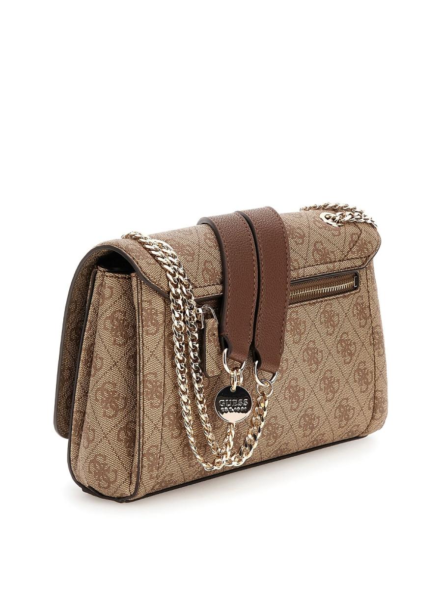 Guess Borse a spalla NOELLE CONVERTIBLE XBODY FLAP Beige 3