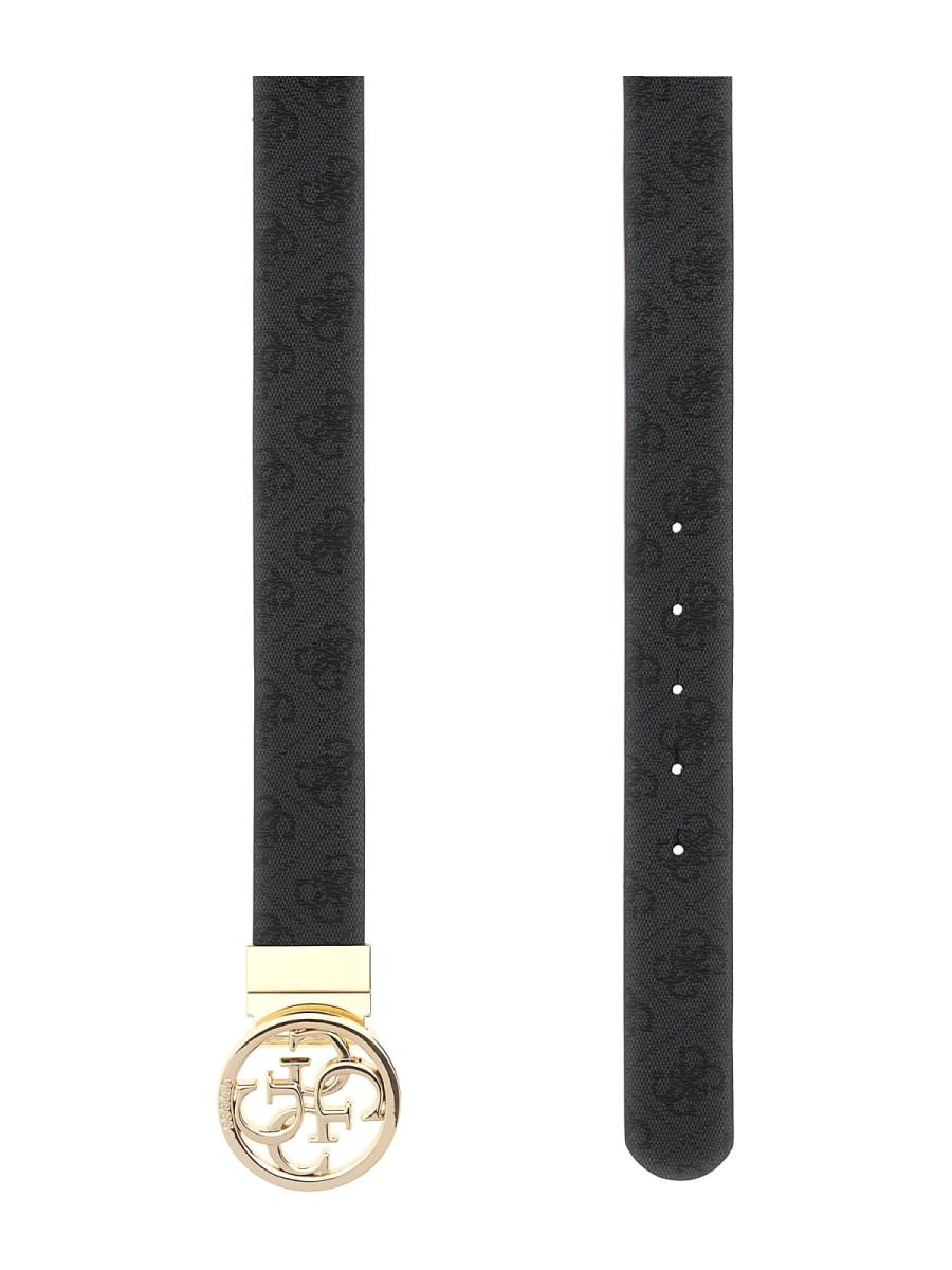 Guess Cinture NOELLE ADJ &  REV PANT BELT Nero 4