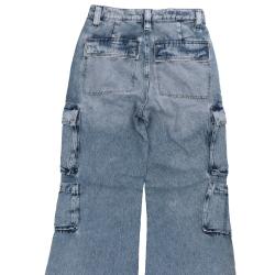 Jeans KORI CARGO Denim Chiaro