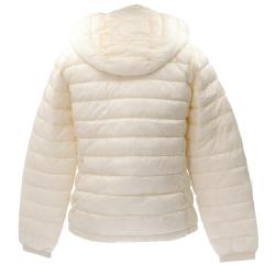 Giubbotti GJ HOODED PUFFER WOMAN Bianco Panna