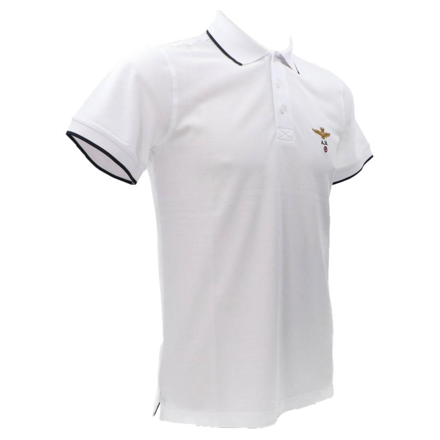 Aeronautica Militare Polo  BASICA 1308 Bianco 2
