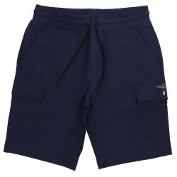 Bermuda BERMUDA CARGO IN INTERLOCK STRETCH Blu