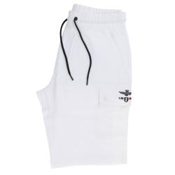 Bermuda BERMUDA CARGO IN INTERLOCK STRETCH Bianco