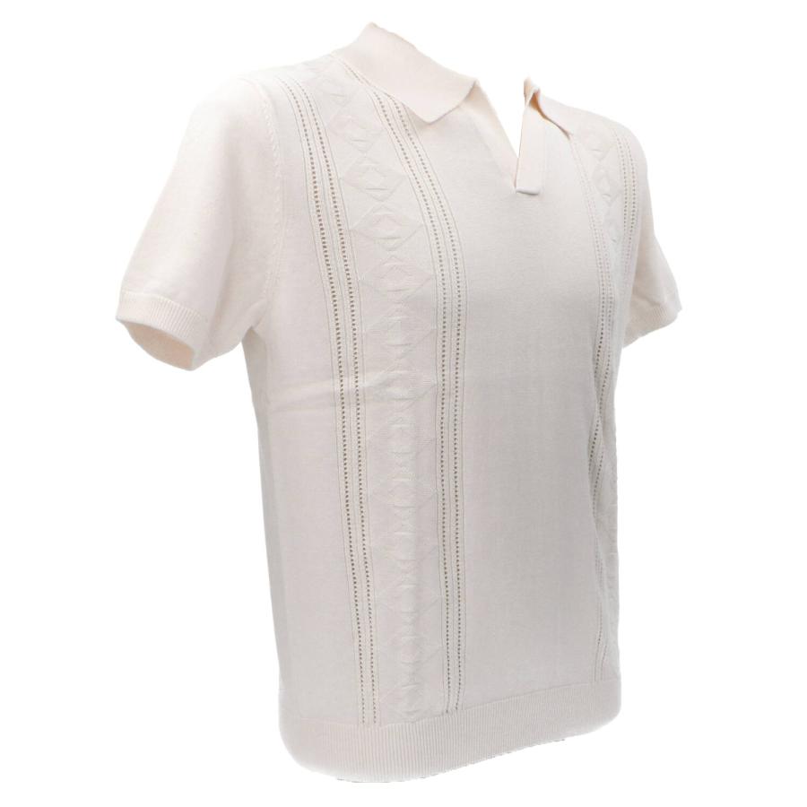 Guess Polo SS RIB POINTELLE BRYANT  Beige Panna 2