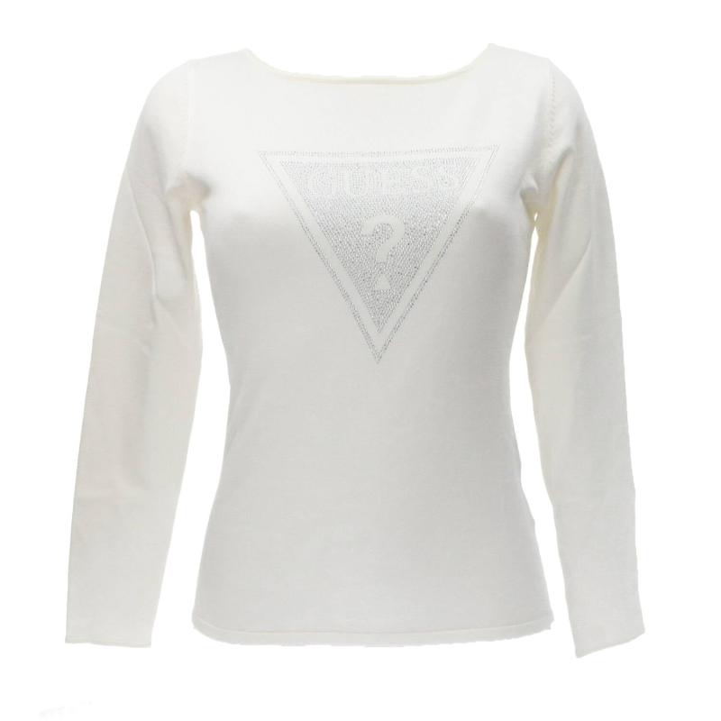 Maglioni LS TRIANGLE LOGO ELIZA SWTR Bianco