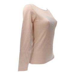 Maglioni LS TRIANGLE LOGO ELIZA SWTR Rosa Pesca