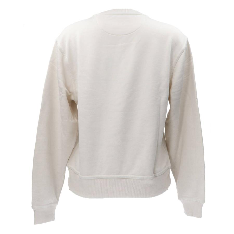 Guess Felpe CN PYTHON TRIANGLE LOGO FLECEE Off White 3