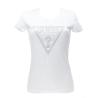 T-shirt SS CN SHINY TRIANGLE TEE Bianco
