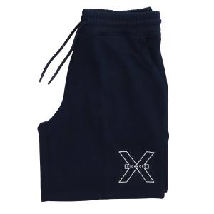 BERMUDA FLEECE MIDERE Blu