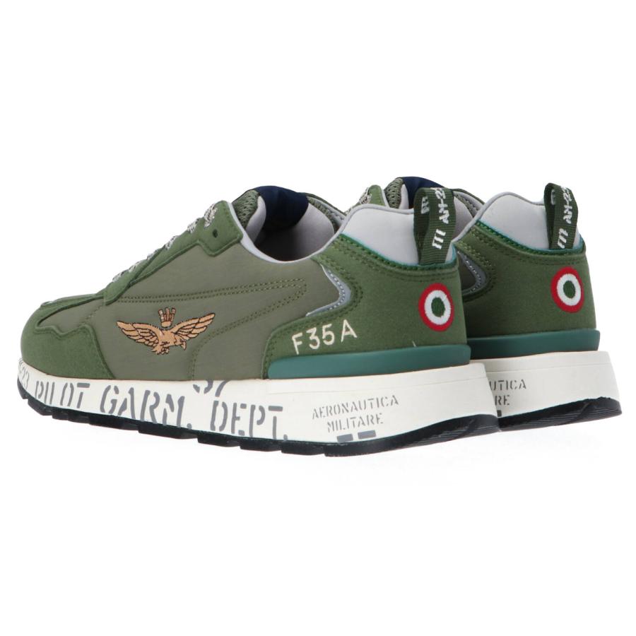 Aeronautica Militare Sneakers Pilot garm 251SC276CT3332 Verde scuro 4