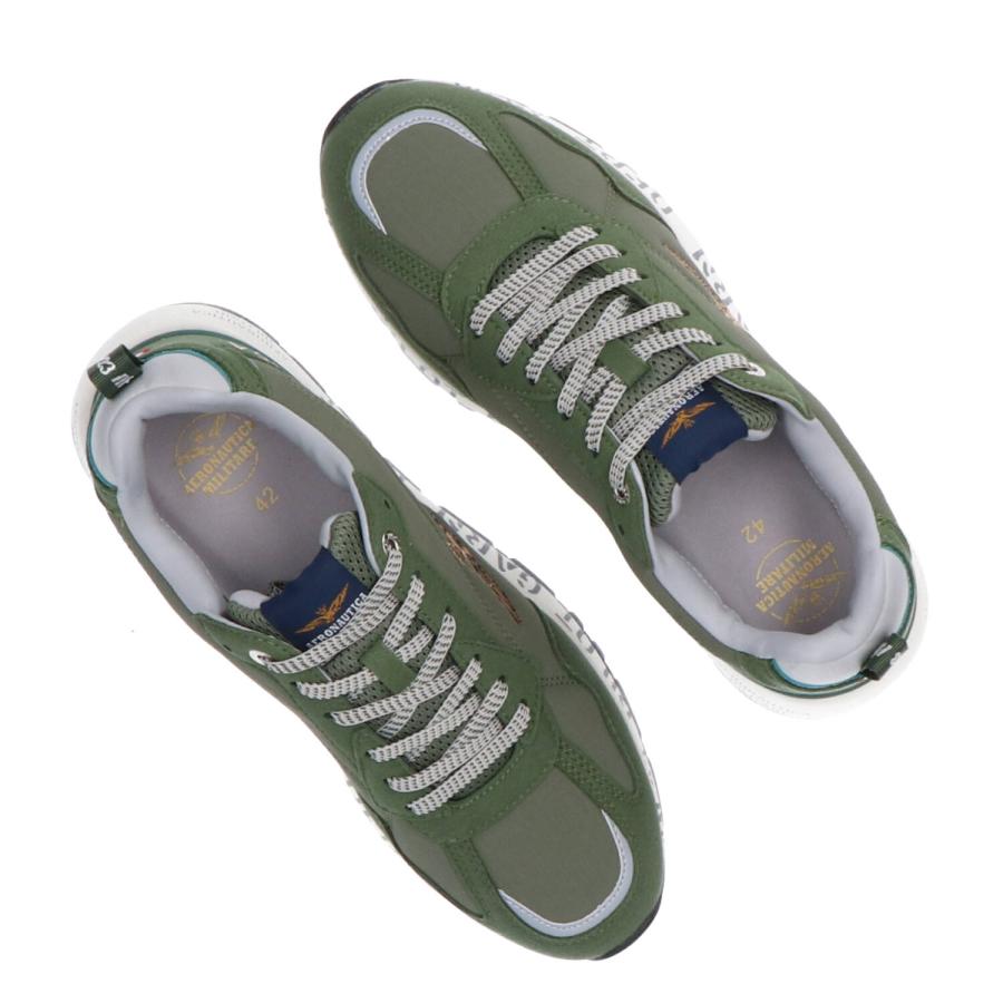 Aeronautica Militare Sneakers Pilot garm 251SC276CT3332 Verde scuro 5