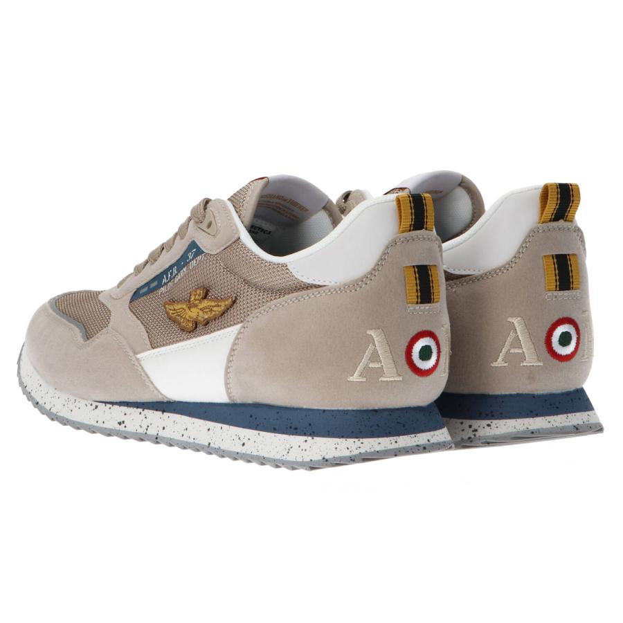 Aeronautica Militare Sneakers mesh e suede 251SC288CT3545 Beige 4
