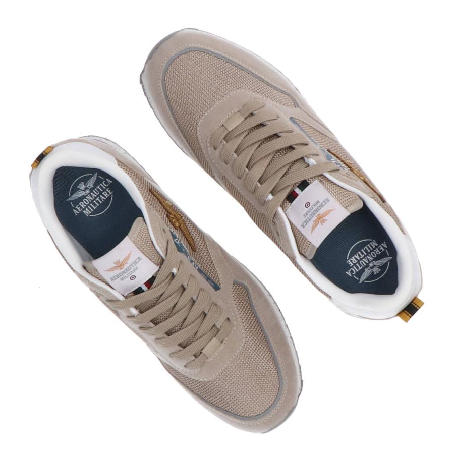 Aeronautica Militare Sneakers mesh e suede 251SC288CT3545 Beige 5