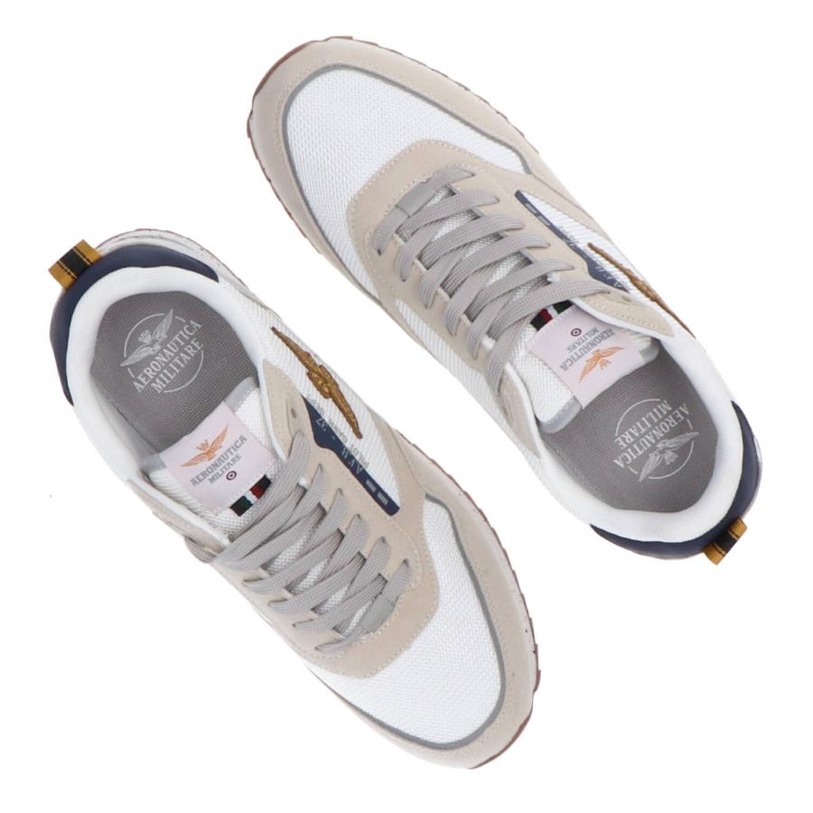 Aeronautica Militare Sneakers mesh e suede 251SC288CT3545 Bianco 5