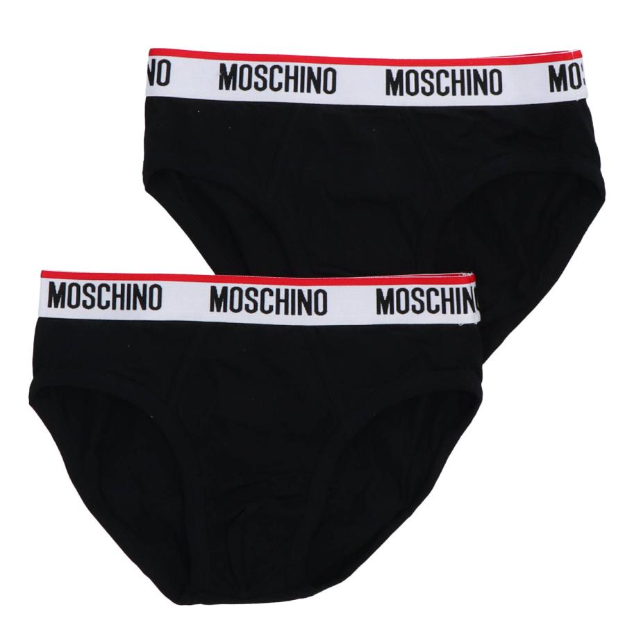 Moschino Intimo V1A1392 BI-PACK SLIP Nero 1