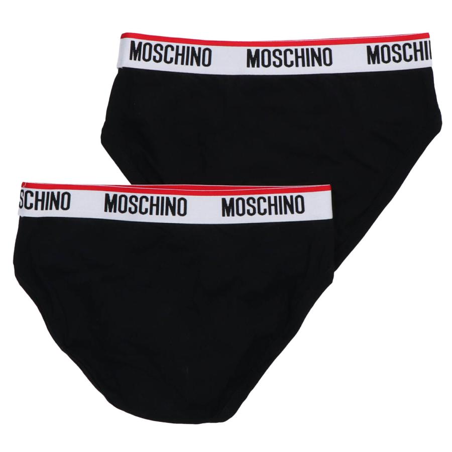 Moschino Intimo V1A1392 BI-PACK SLIP Nero 3