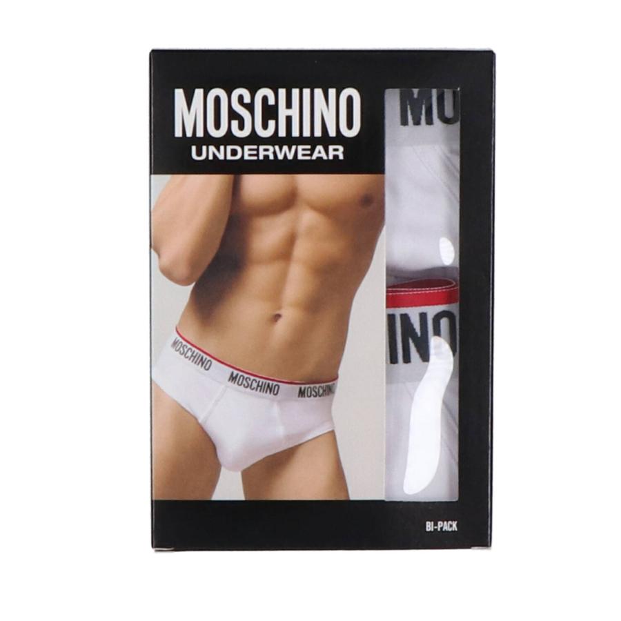 Moschino Intimo V1A1392 BI-PACK SLIP Bianco  2