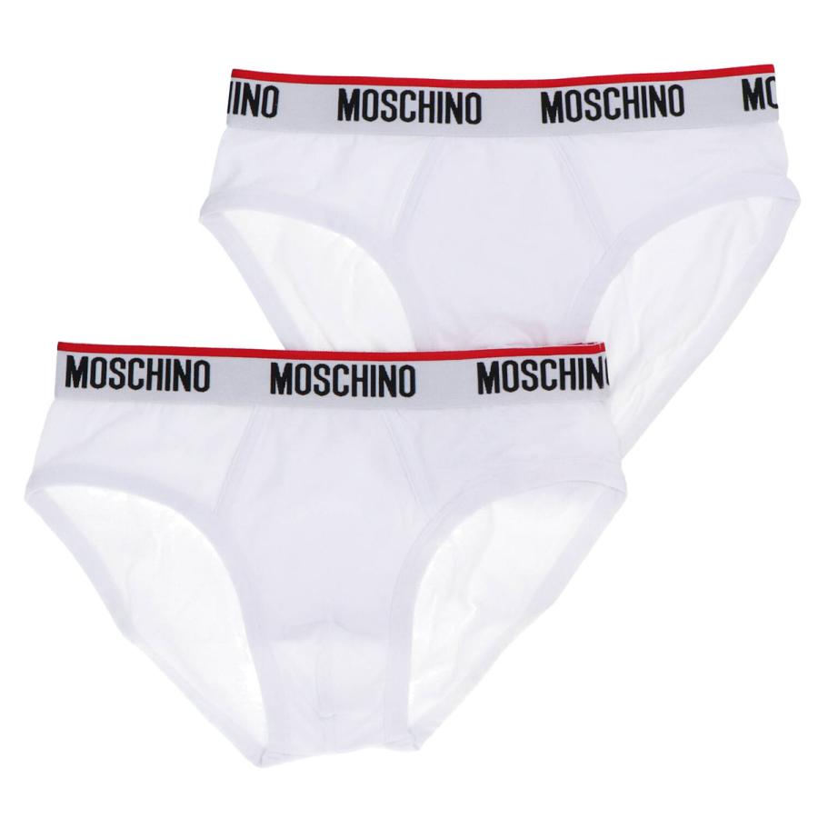 Moschino Intimo V1A1392 BI-PACK SLIP Bianco  1