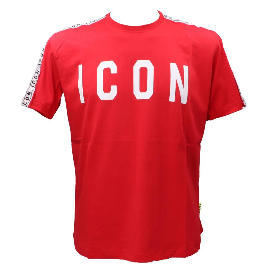 Icon T-shirt  M/M BANDE SULLE MANICHE Rosso 1