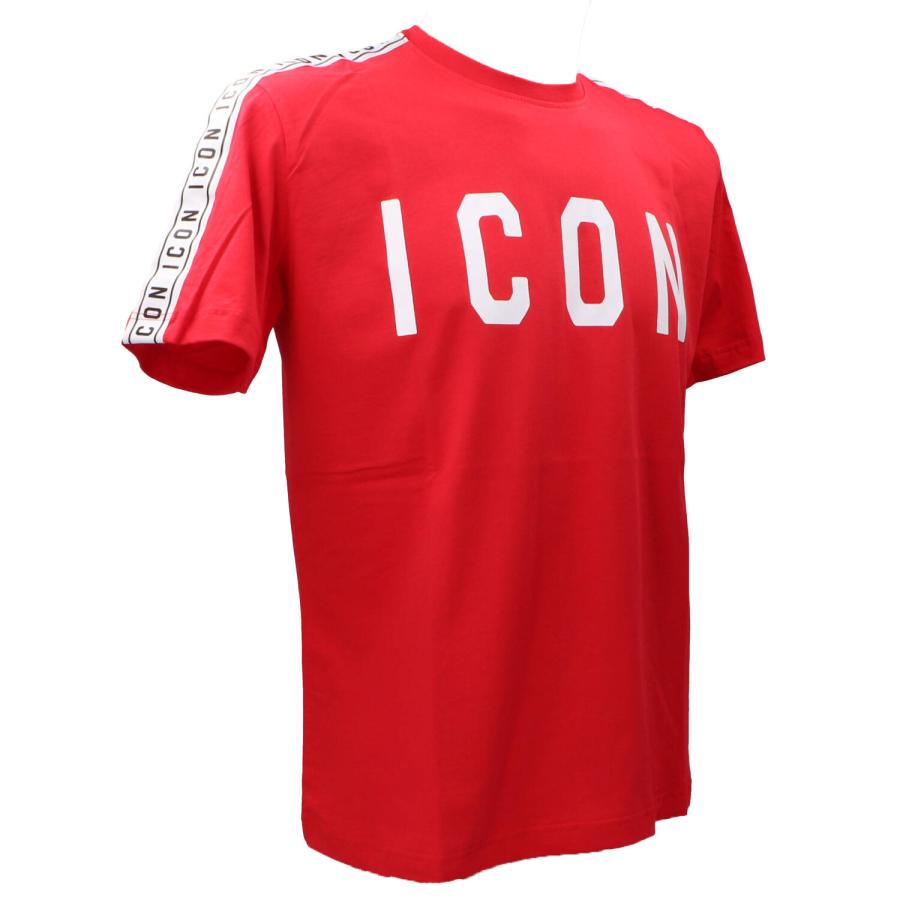 Icon T-shirt  M/M BANDE SULLE MANICHE Rosso 2