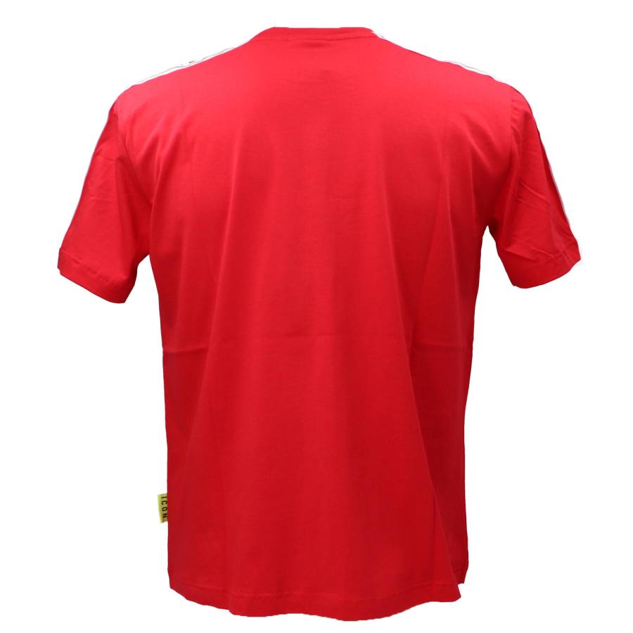 Icon T-shirt  M/M BANDE SULLE MANICHE Rosso 3