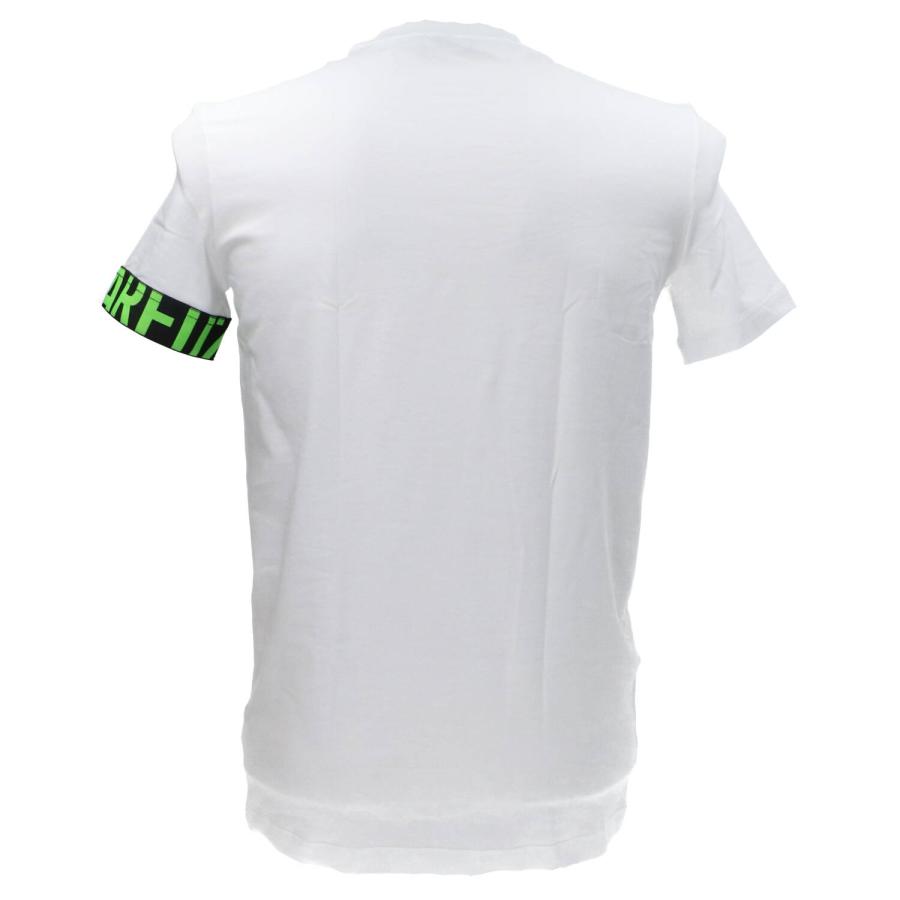 Dsquared2 T-shirt D9M3S5770  Bianco Verde 3