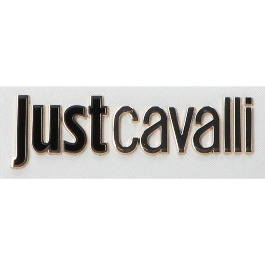 Just Cavalli Portafogli JC B METAL LETTERING STYLE 12 wallet Bianco nero 2