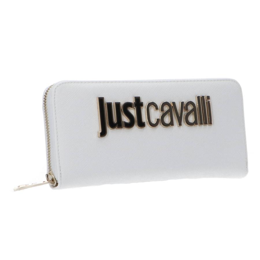 Just Cavalli Portafogli JC B METAL LETTERING STYLE 12 wallet Bianco nero 3