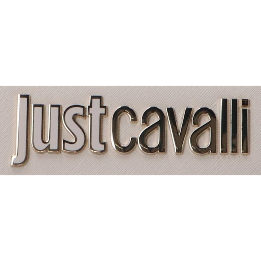 Just Cavalli Portafogli JC B METAL LETTERING STYLE 12 wallet Bianco panna 2