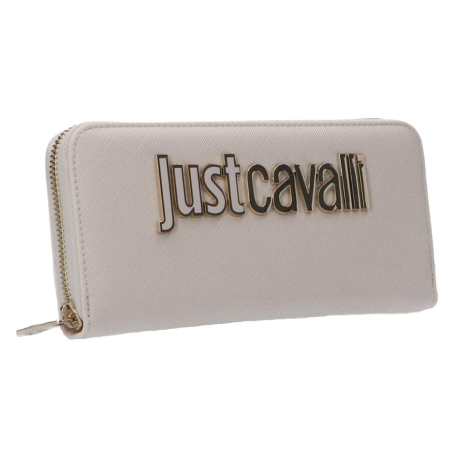 Just Cavalli Portafogli JC B METAL LETTERING STYLE 12 wallet Bianco panna 3