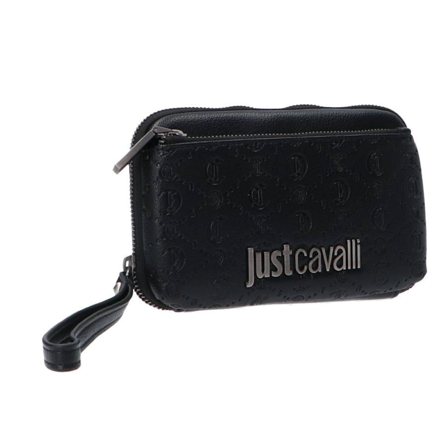 Just Cavalli Pochette JC METAL LETTERING - STYLE 5 Nero emboissed 2