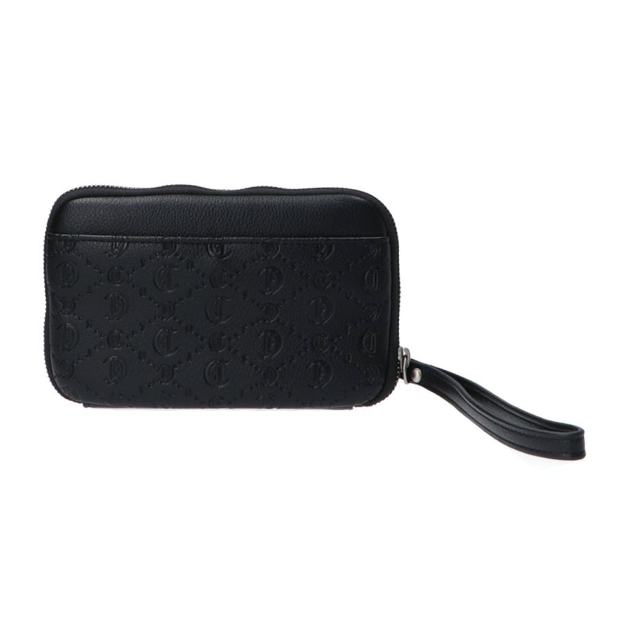 Just Cavalli Pochette JC METAL LETTERING - STYLE 5 Nero emboissed 3
