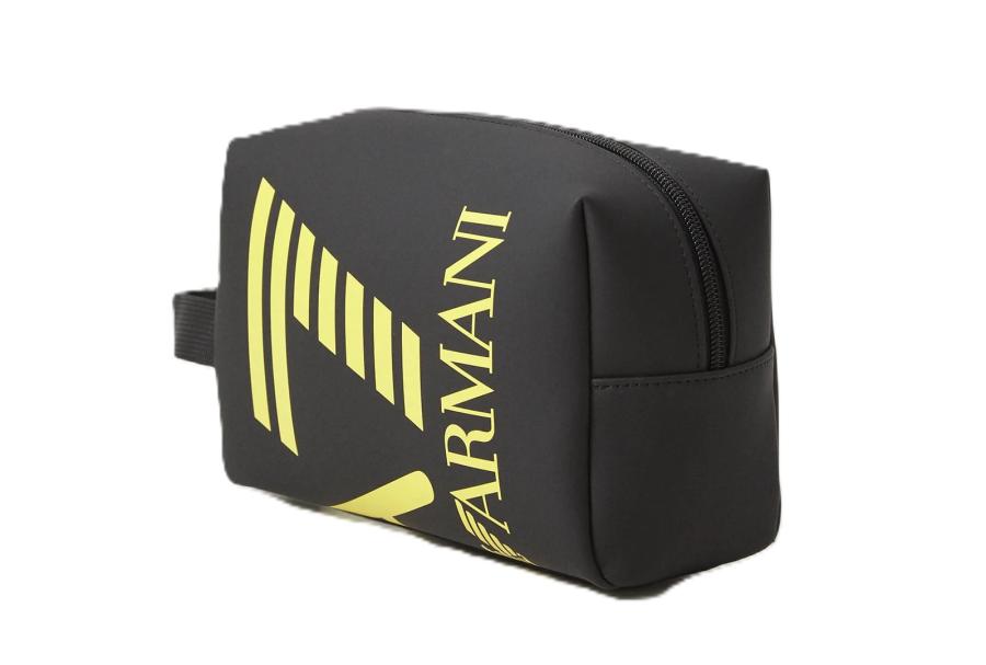 Emporio Armani Pochette  MAXI LOGO Nero Giallo 2