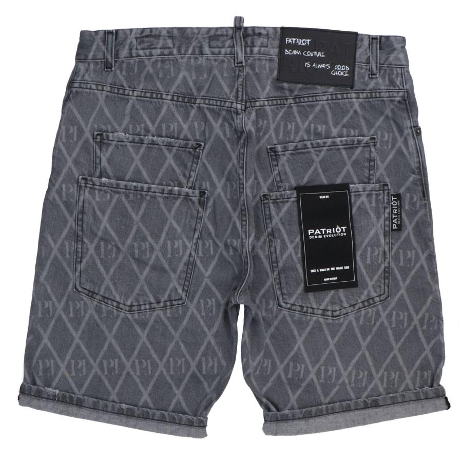 Patriòt Bermuda SHORT 4 TASCHE RETRO LASER V15 Grigio 3