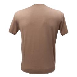 Maglia MAGLIA GIROCOLLO M.C. ME3022SS Marrone