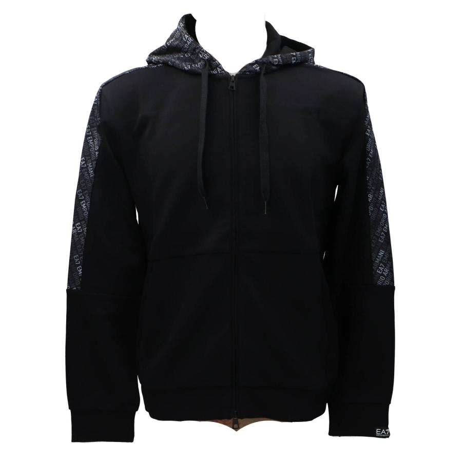 Emporio Armani Felpe FELPA CAPPUCCIO LOGO SERIES 7M000209 Nero 1