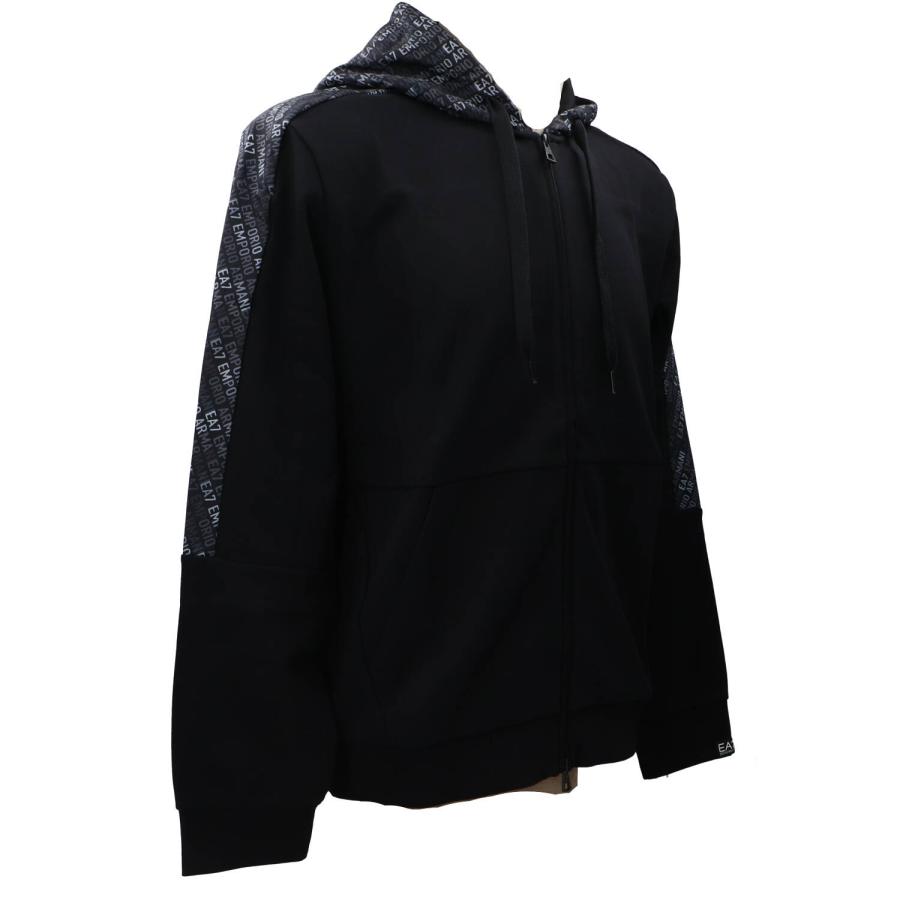 Emporio Armani Felpe FELPA CAPPUCCIO LOGO SERIES 7M000209 Nero 2
