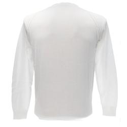 Maglioni PULLOVER PARICOLLO RAGLAN M07 Bianco