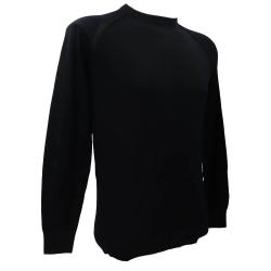 Maglioni PULLOVER PARICOLLO RAGLAN M07 Nero