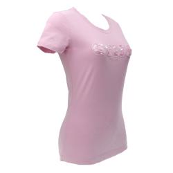 T-shirt CN SS LOGO SEGQUINS TEE Rosa