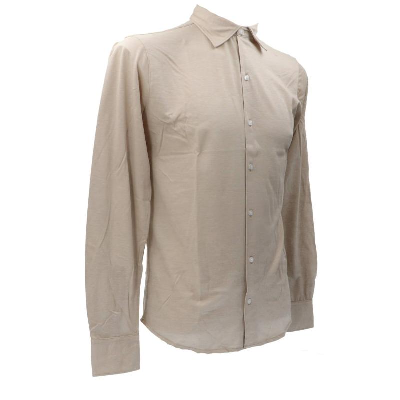 Camicia CAMICIA MICRO PIQUET C35 Beige