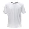 T-shirt SHIRT ART PRINT NECK COMFORT Bianco